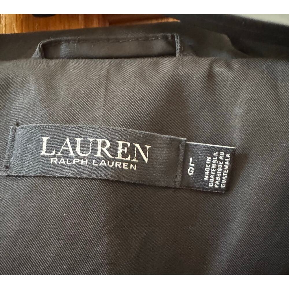 Lauren Ralph Lauren Women's Single Breasted Belted Trench Coat large NEW - Picture 5 of 5